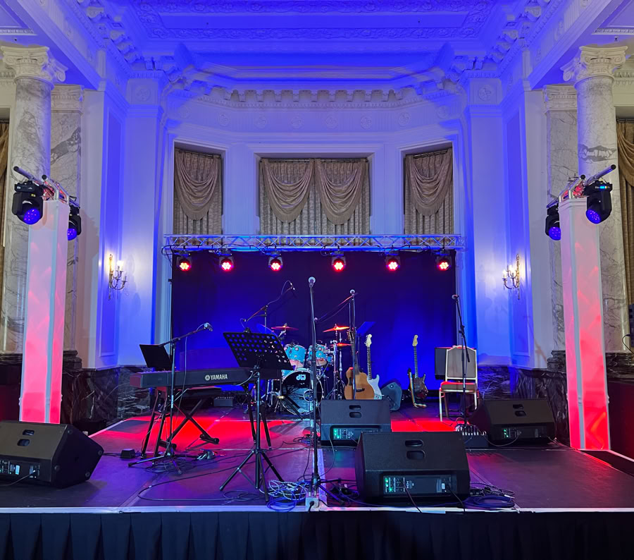 The Landmark Hotel - provifing Sound, lighting and production for Private corporate event